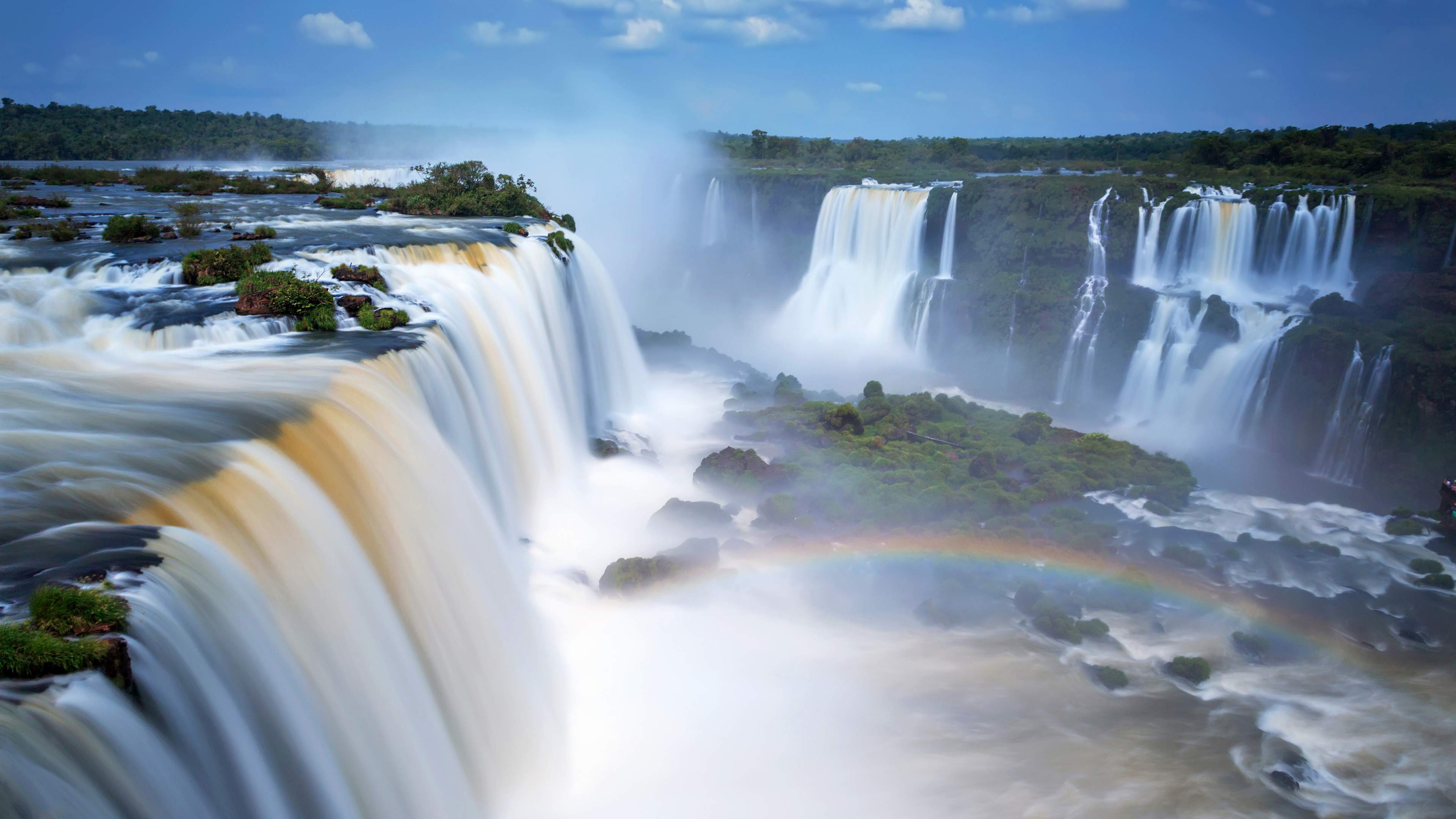 Iguazu Falls Brazil 4k Wallpaper For Desktop