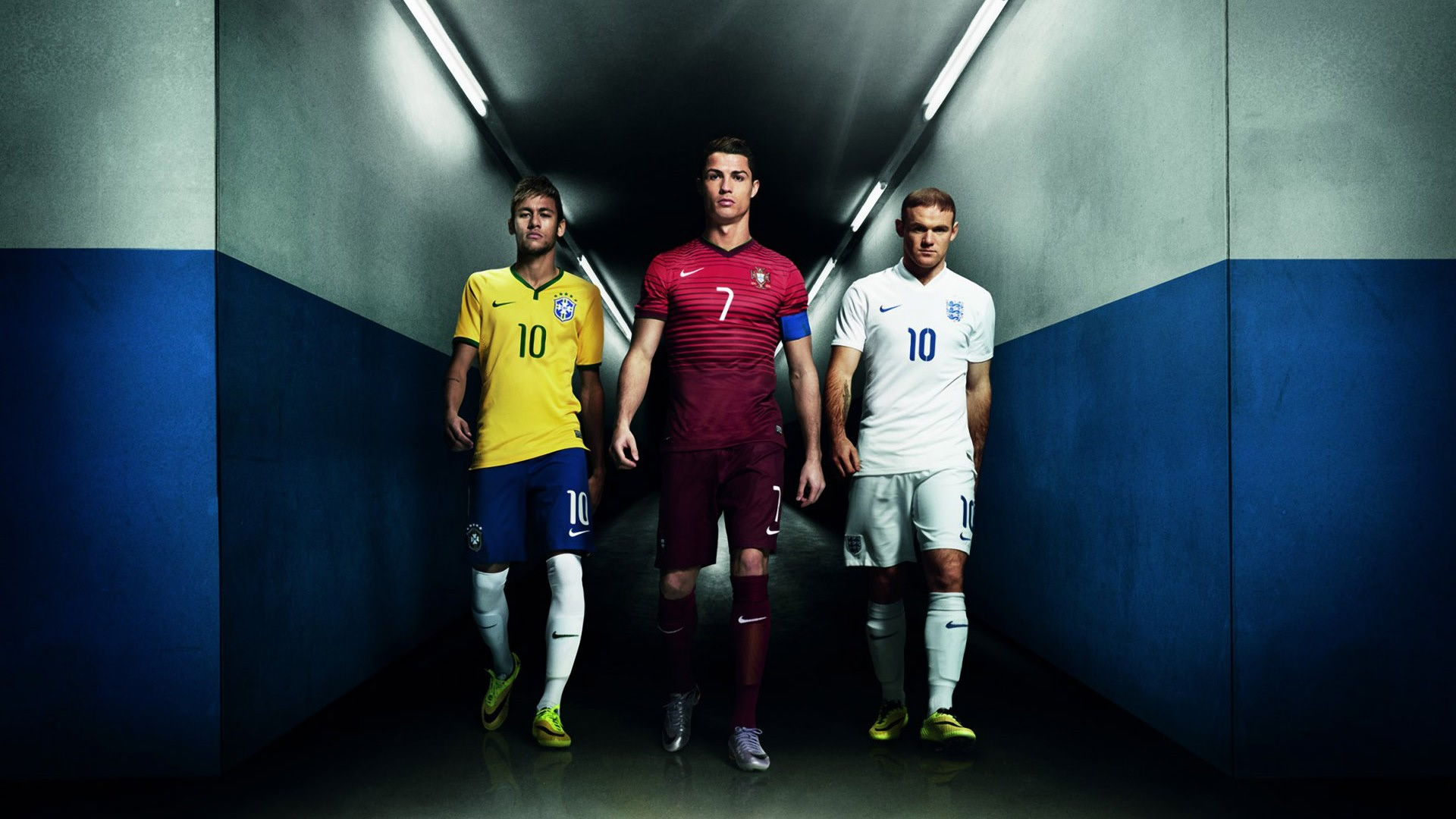 Neymar Ronaldo And Rooney Nike Wallpaper Cristiano