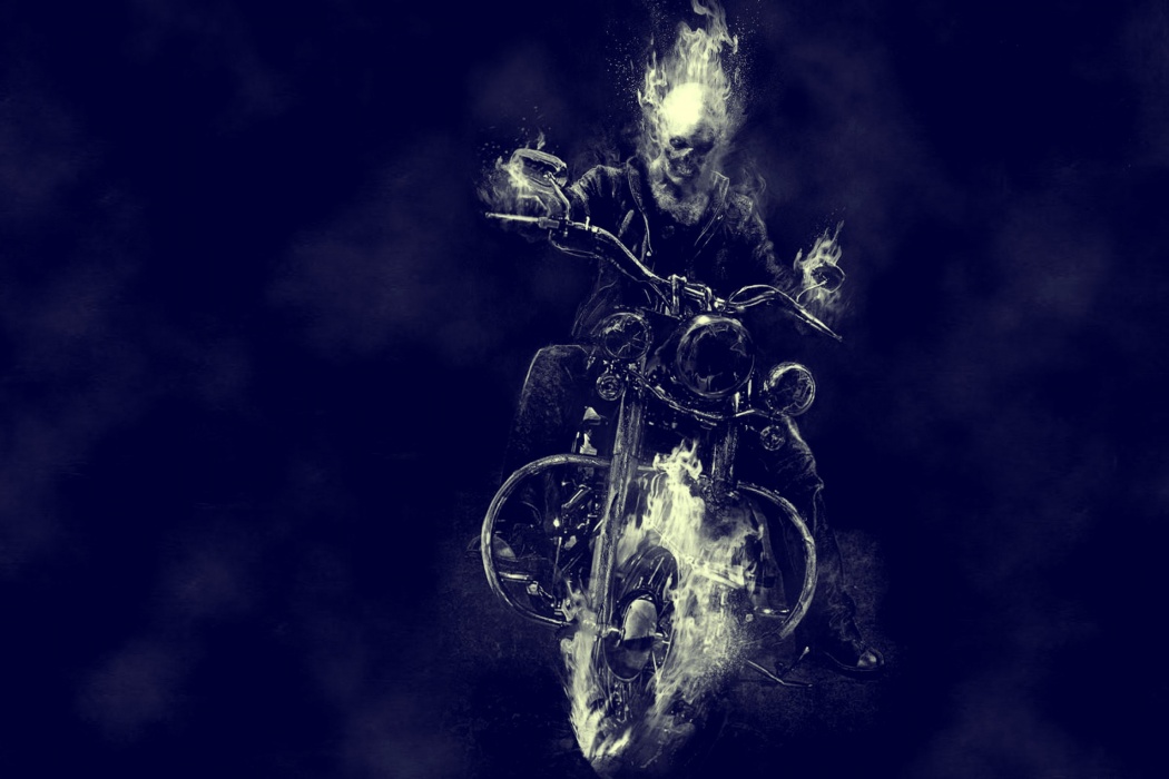 Ghost Rider Movie Bike Motorcycle Skull Wallpaper Best HD