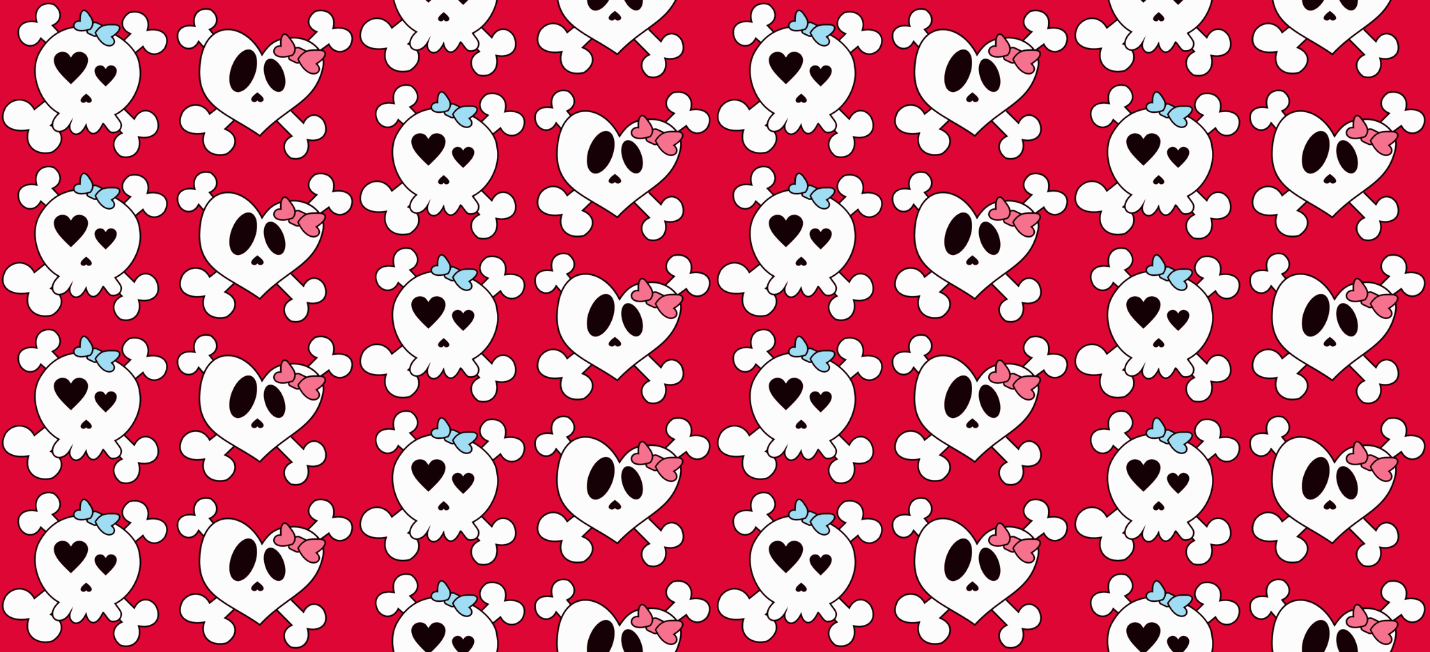 Girly Skull Wallpaper - WallpaperSafari