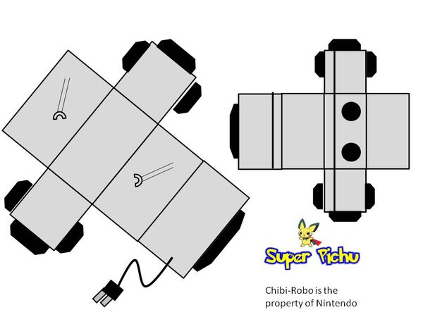 Chibi Robo Paper Craft by Super Pichu