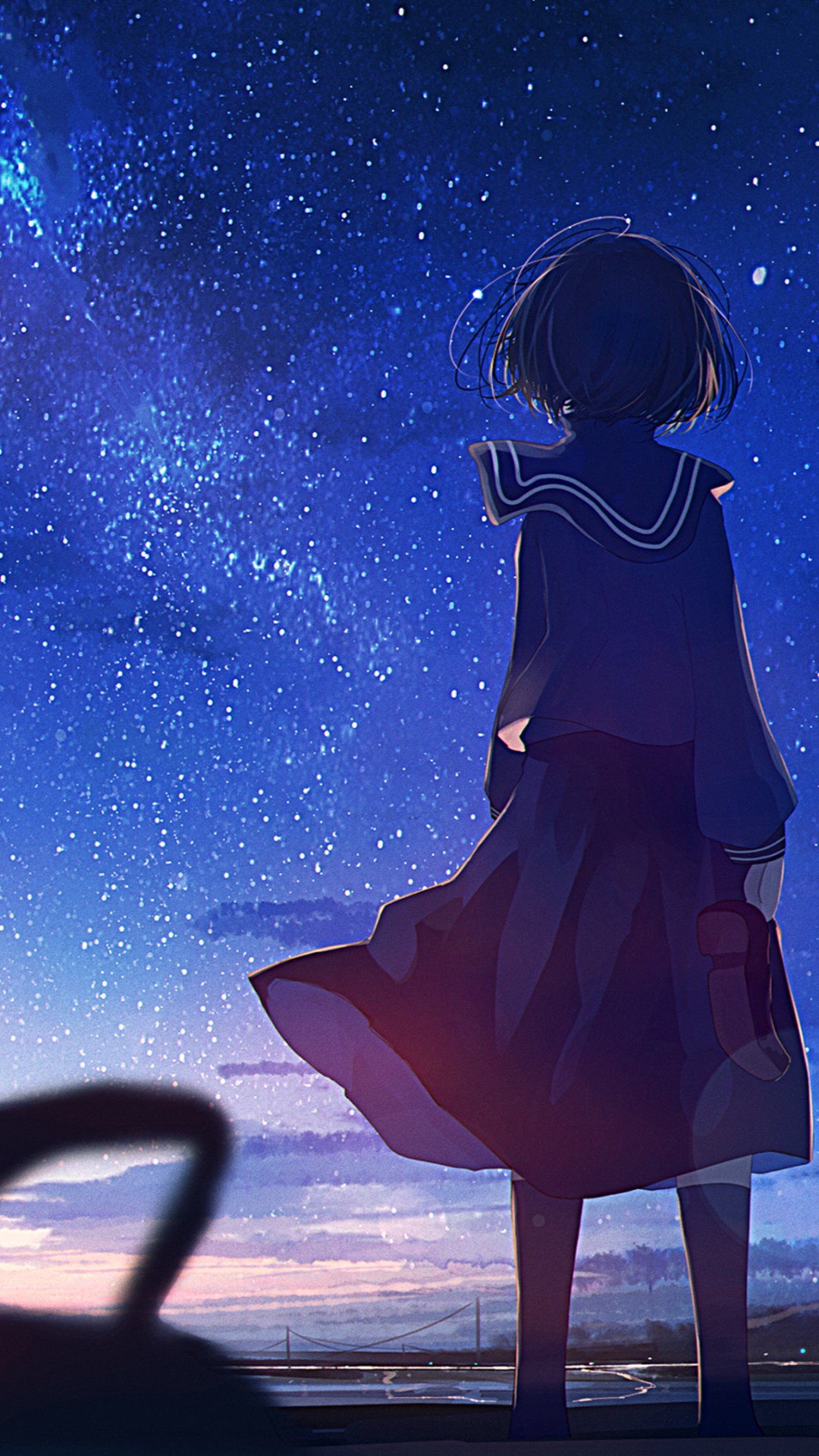 Anime Girl Phone HD Wallpaper