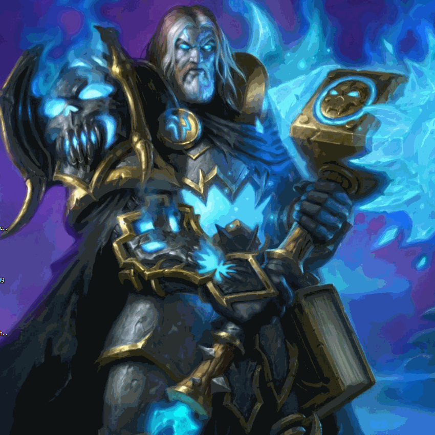 Hearthstone Uther Of The Ebon Blade Wallpaper Engine