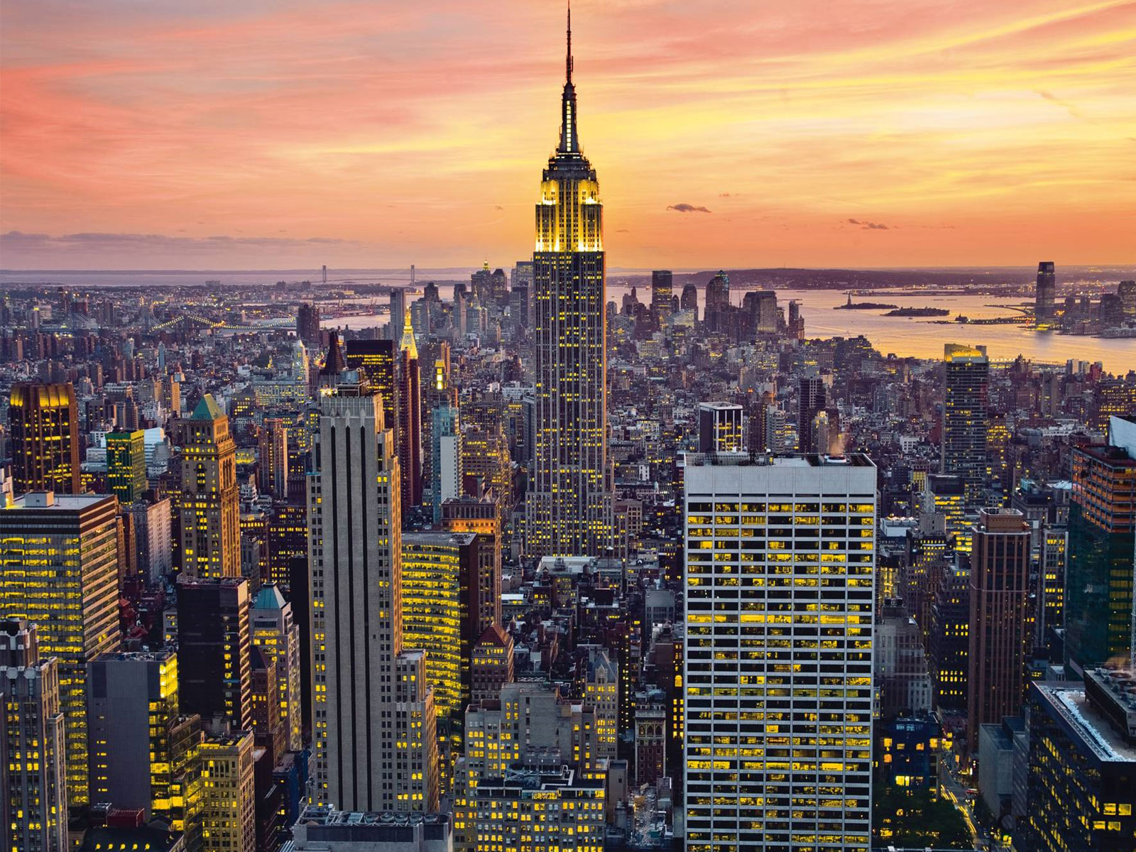 Empire State Building Us New York City Wallpapers Download 1600x1200