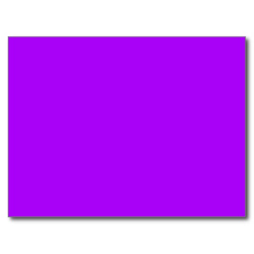 Bright Purple Fuchsia Neon Purple Color Only Postcard Zazzle