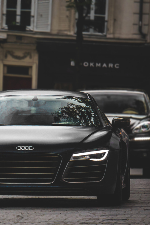 Audi R8 Black posted by Christopher Mercado HD phone wallpaper  Pxfuel