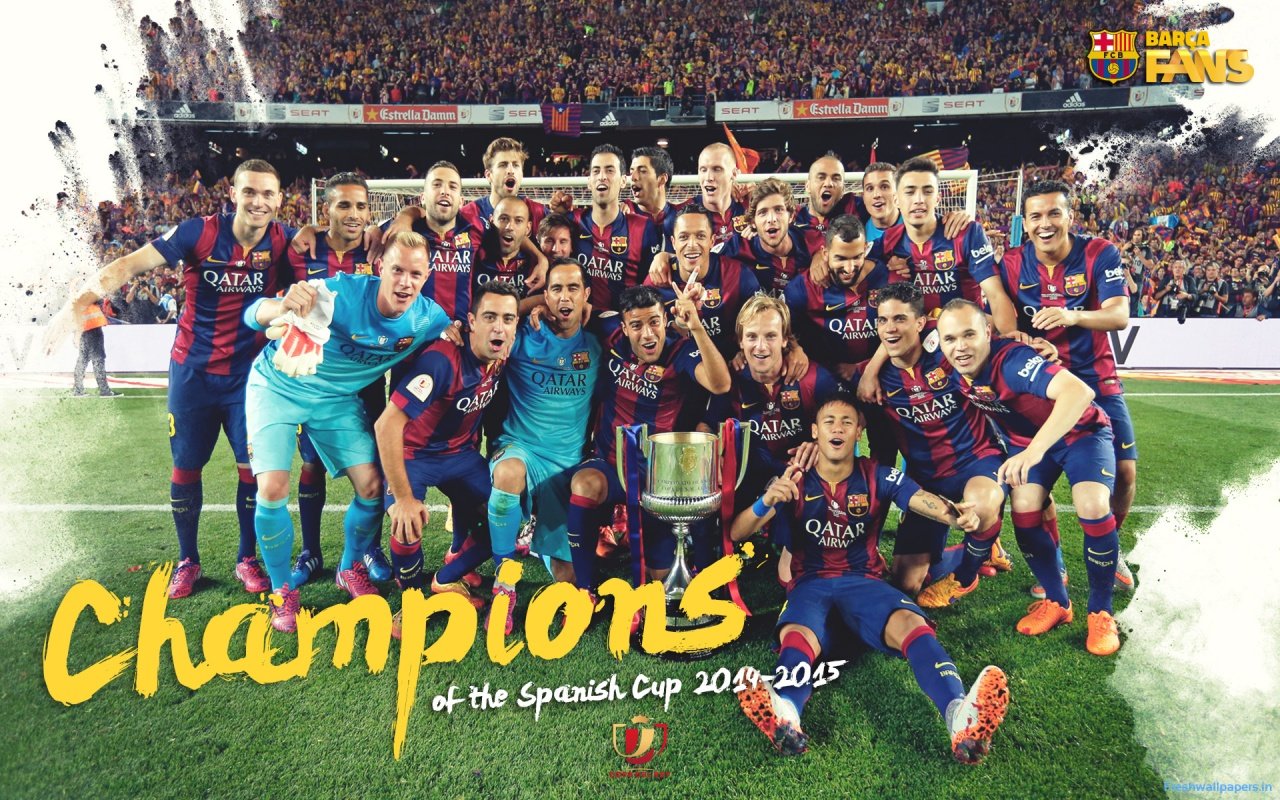 FC Barcelona 2015 Champions League Winners wallpapers