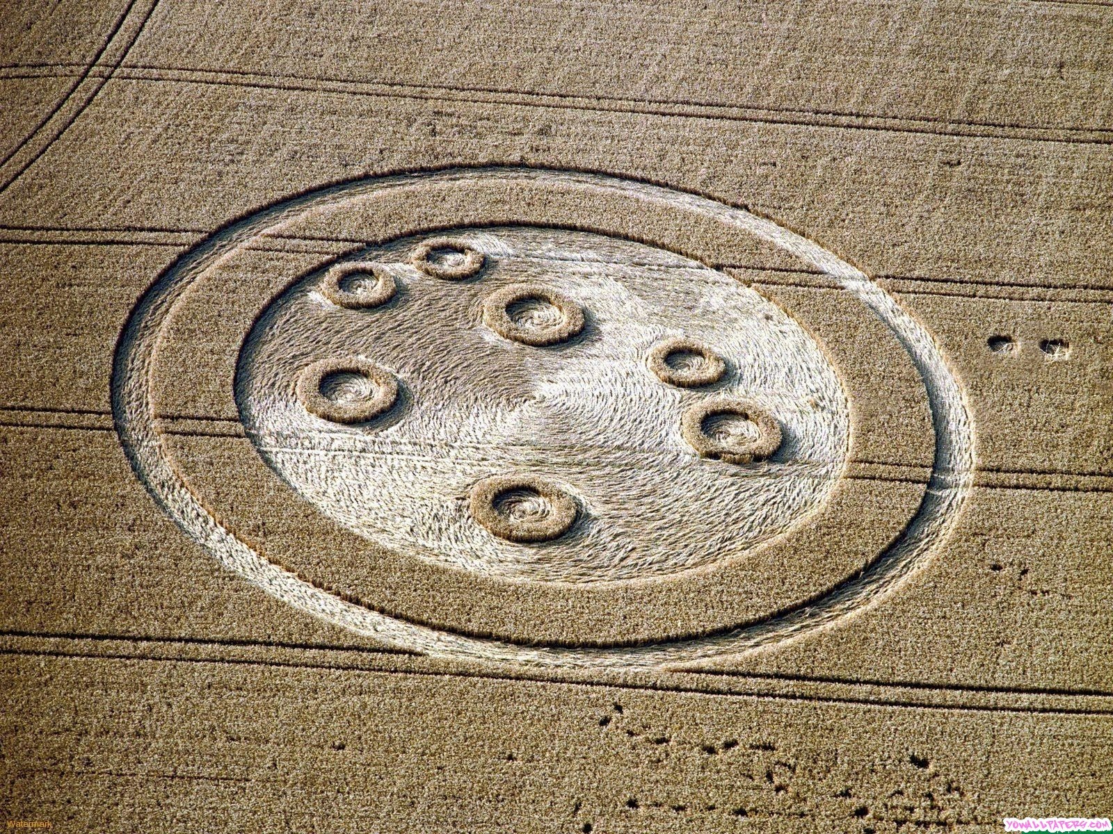unexplained crop circle wallpaper