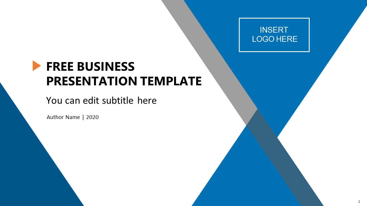 Business Presentation Template Slidemodel