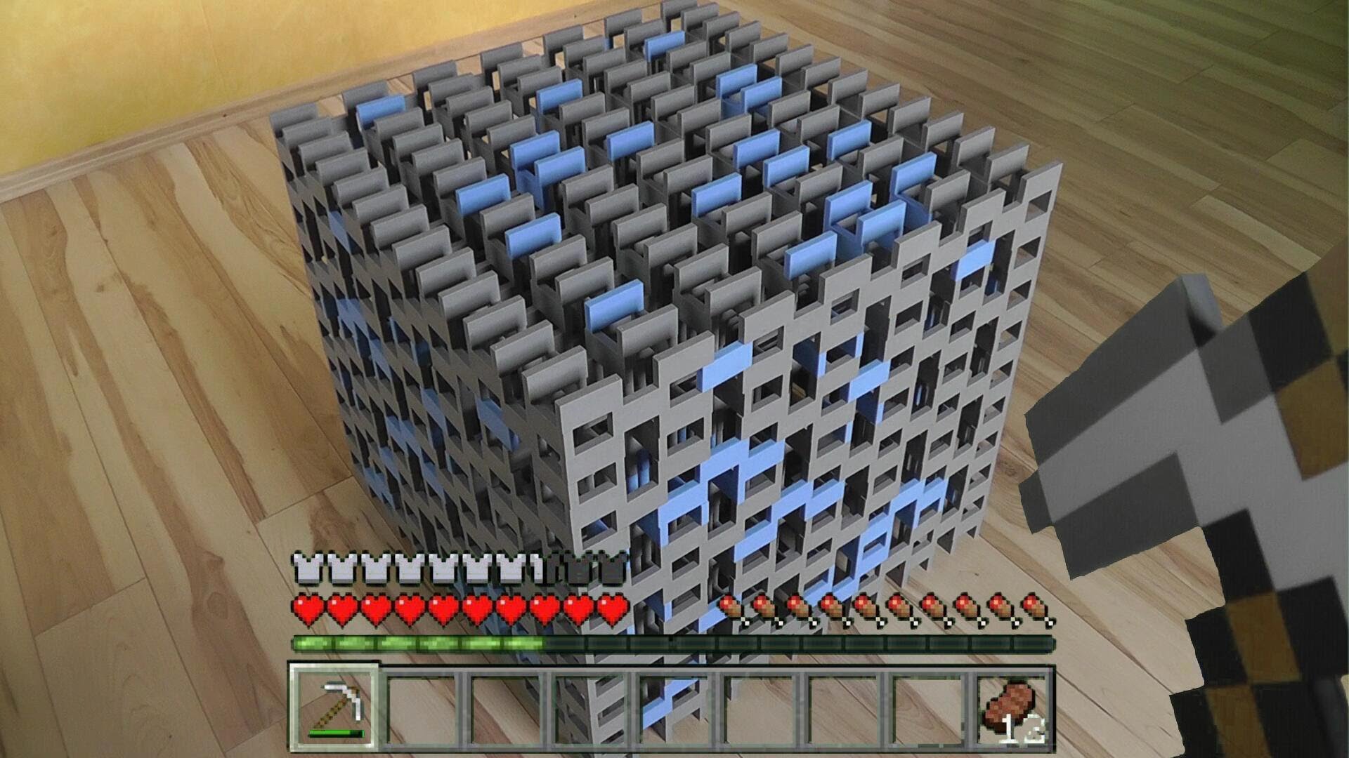 Domino Day Minecraft Diamond Ore In Dominoes