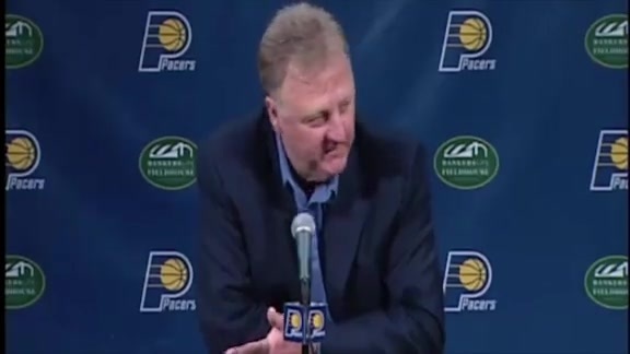 Larry Bird On The Draft Indiana Pacers
