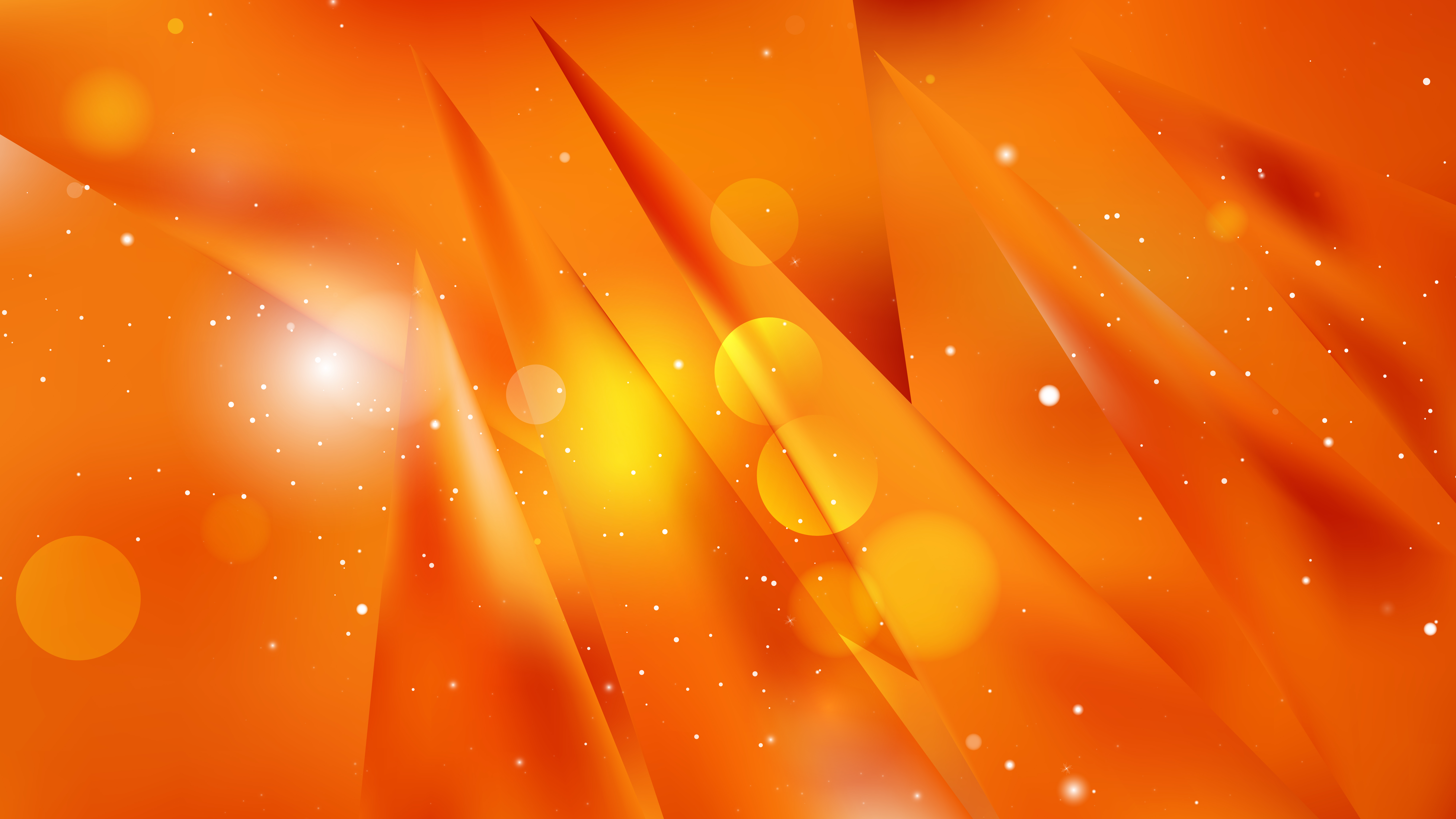 Abstract Bright Orange Background Graphic