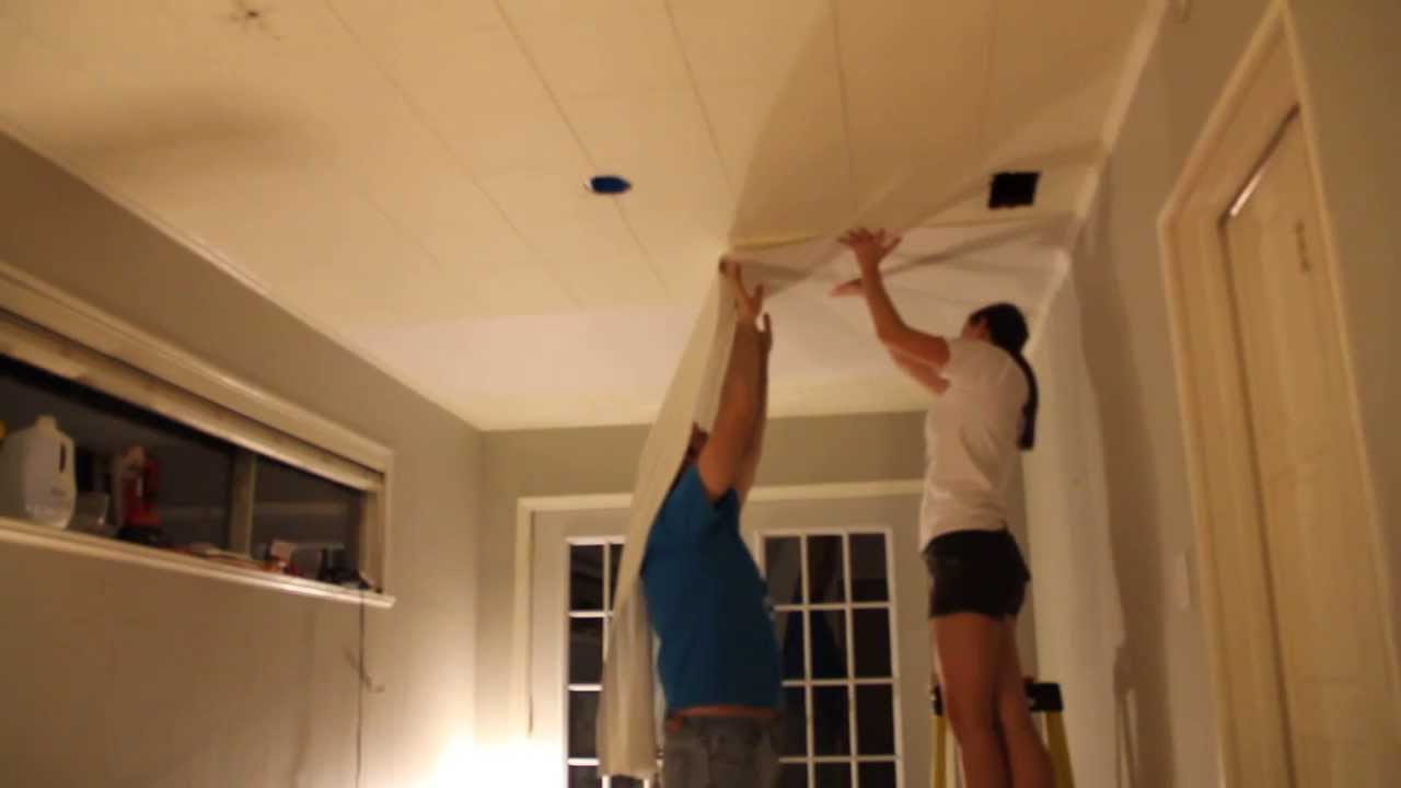 Hanging Wallpaper On The Ceiling