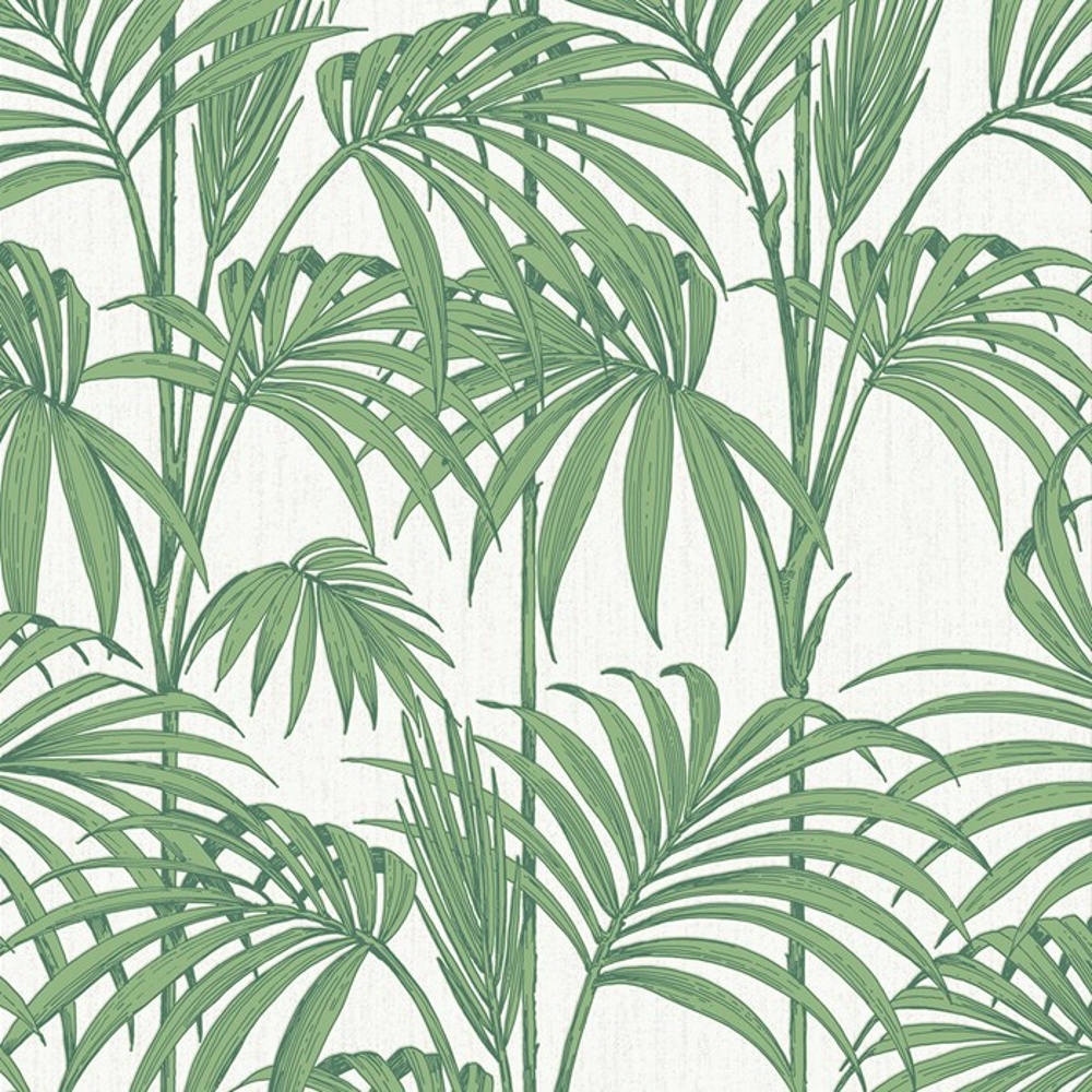 Graham Brown Palm Tree Pattern Leaf Glitter Motif Wallpaper