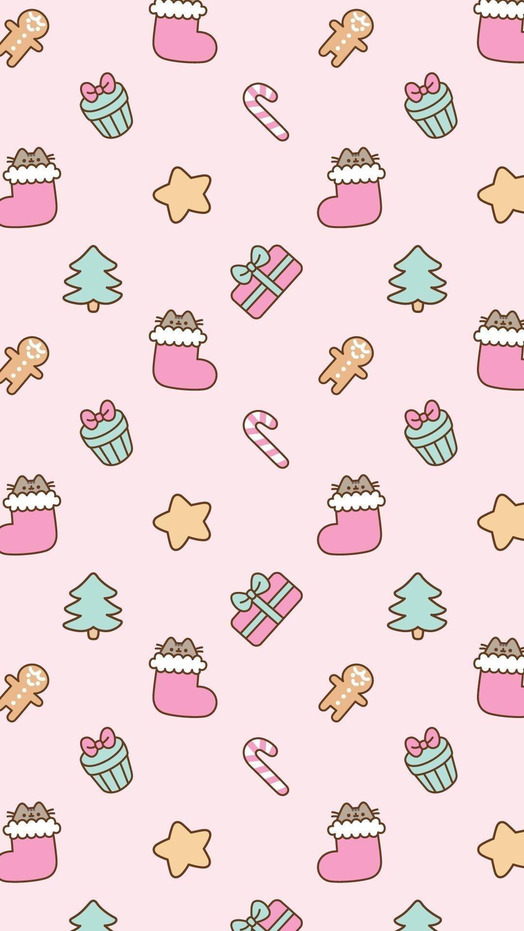 Silky Pink Christmas Wallpapers