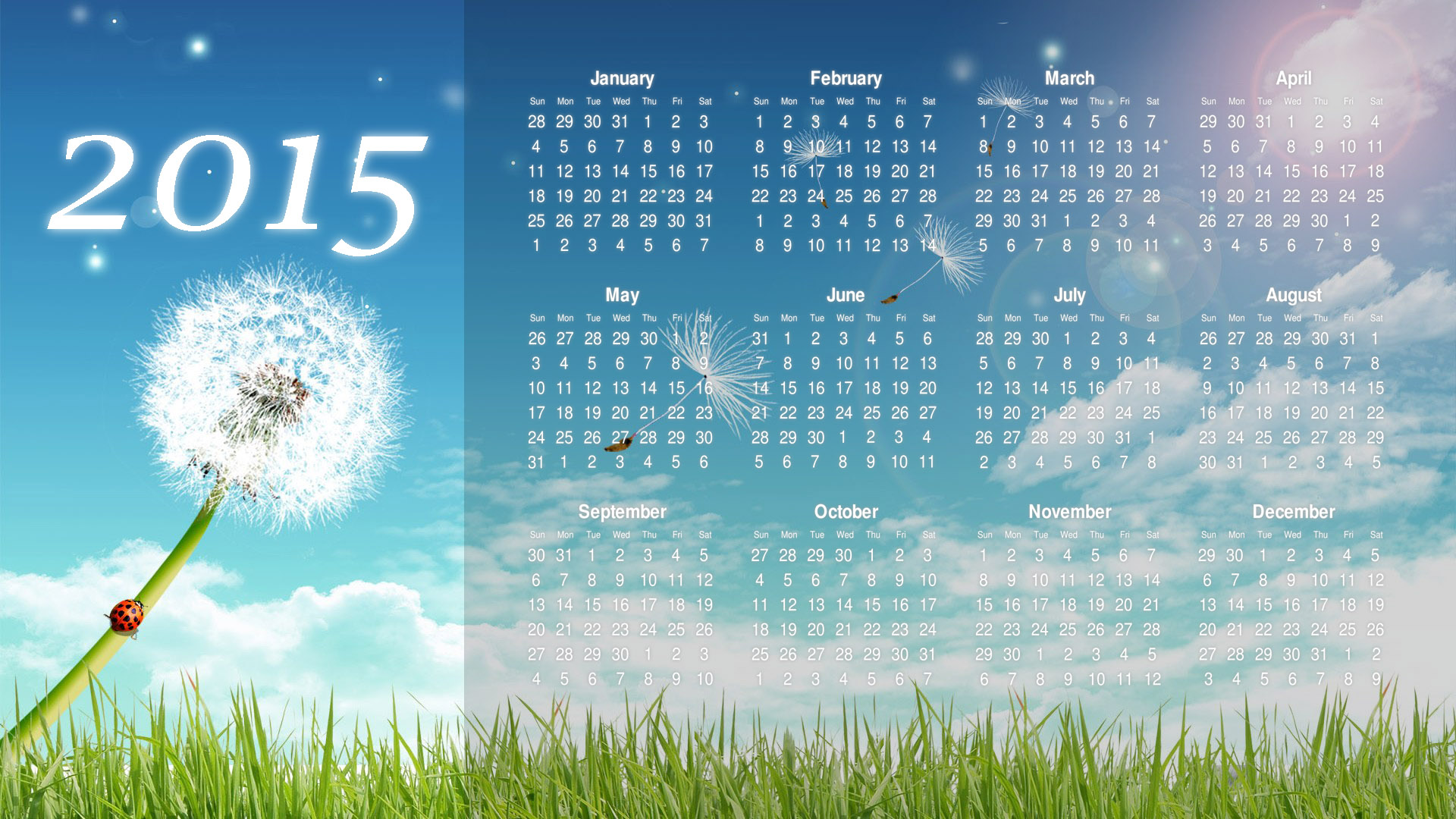 Desktop Wallpaper Calendar Wallpaper Scene