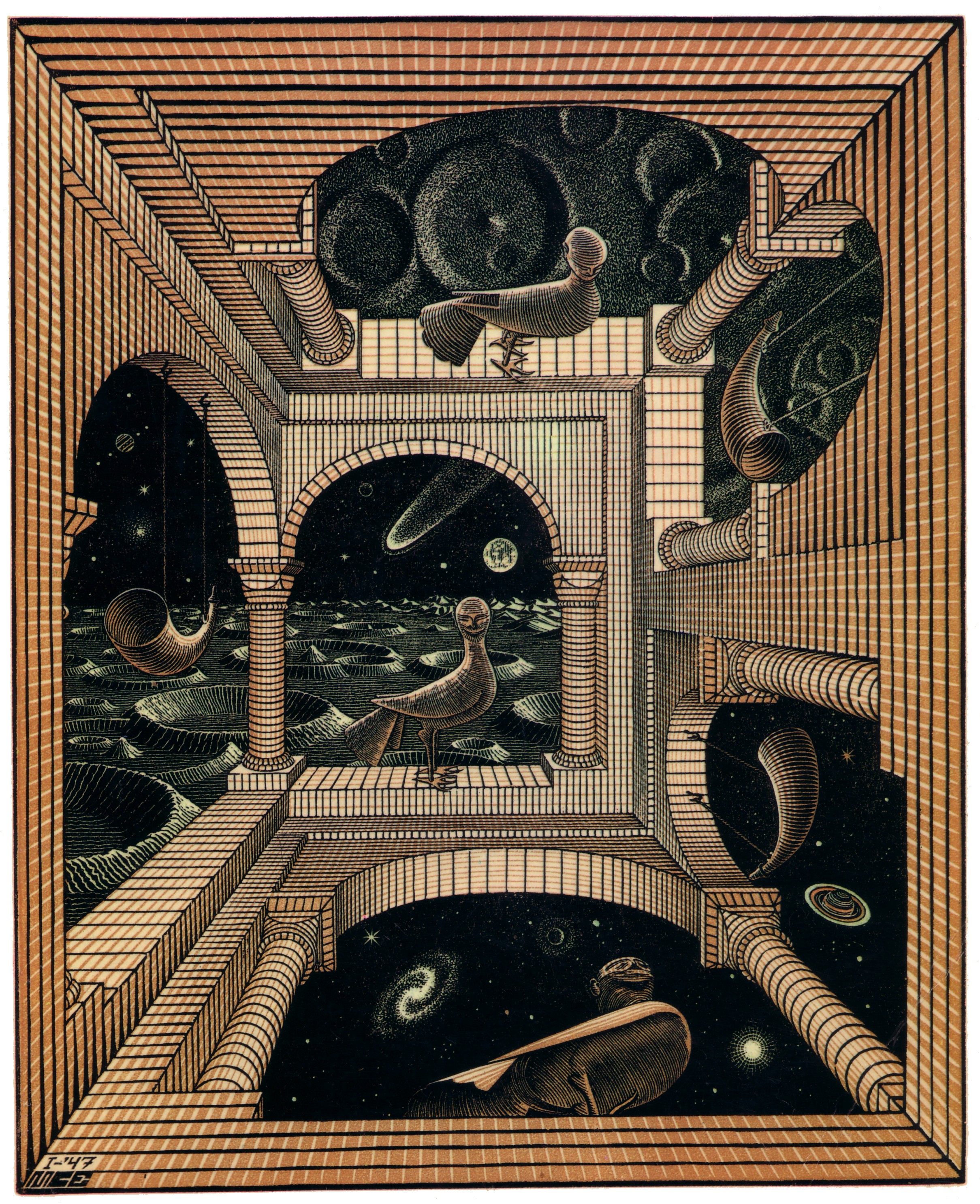 Mc Escher HD Wallpaper Of General Reptile