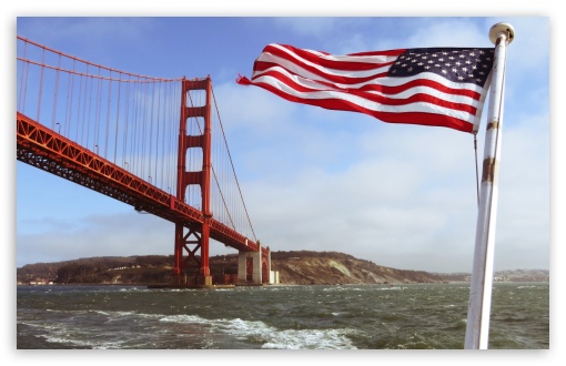 California Flag Wallpaper iPhone Golden Gate With The Us