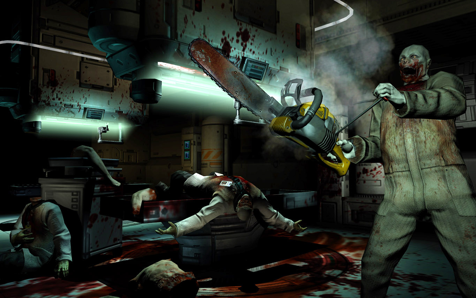 Doom 3 Chainsaw HD Wallpaper