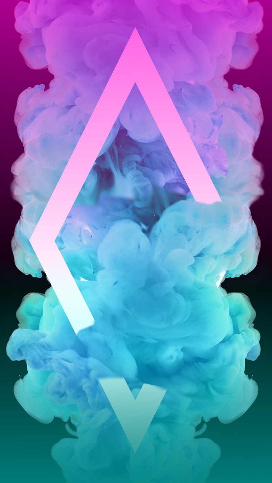 Rhombus Neon Smoke iPhone Wallpaper 4k Best Of For