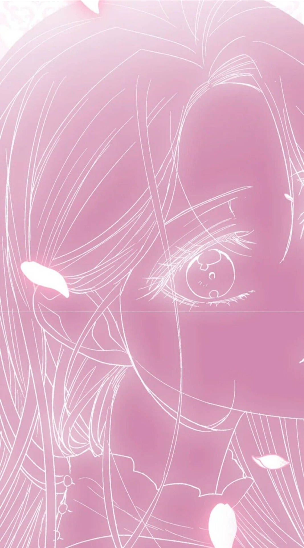 Aesthetic Pink Anime Wallpaper