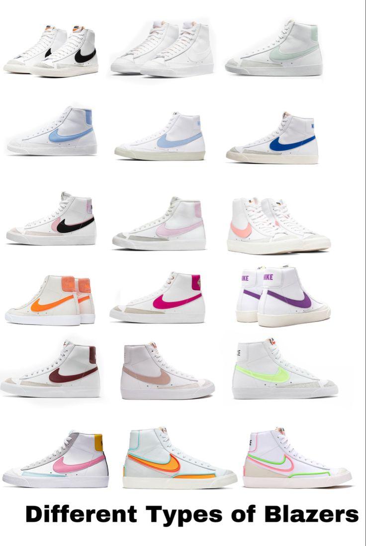 Different Types Of Shoes Nike Blazers Color Logo