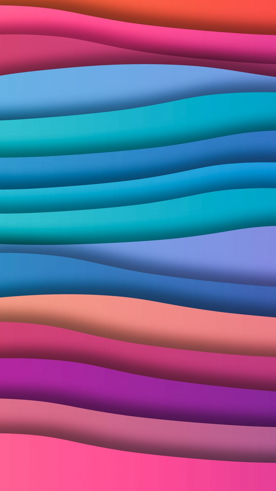Waves Colorful Abstract Wallpaper Oneplus