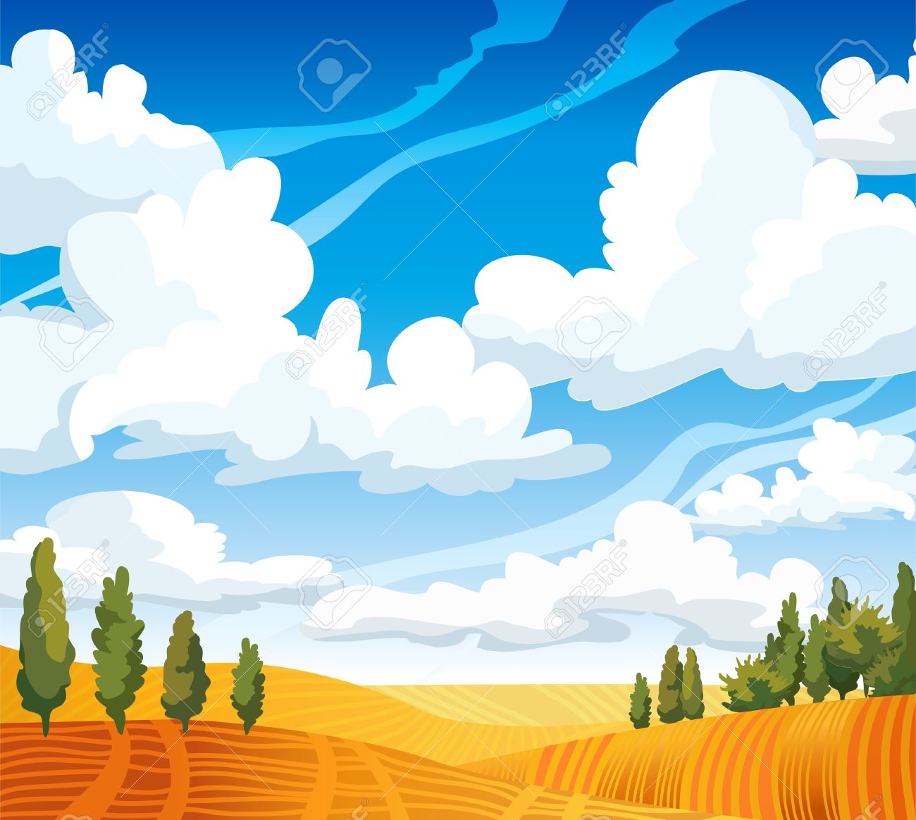 Cloudy Day Weather Clipart