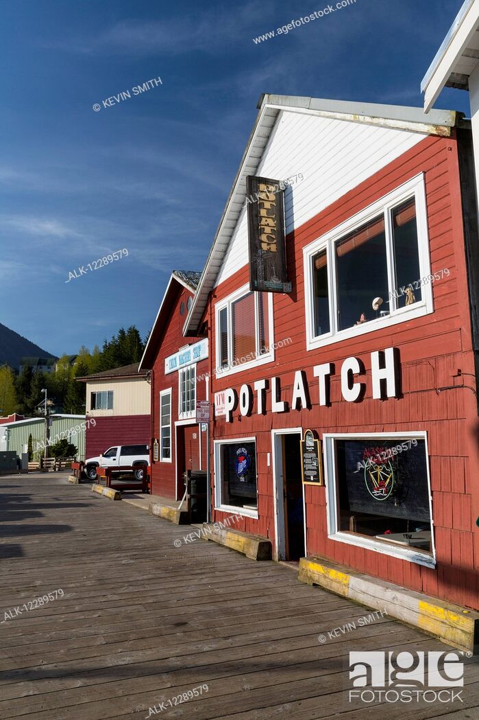 The Potlatch Bar In Downtown Ketchikan Blue Skies