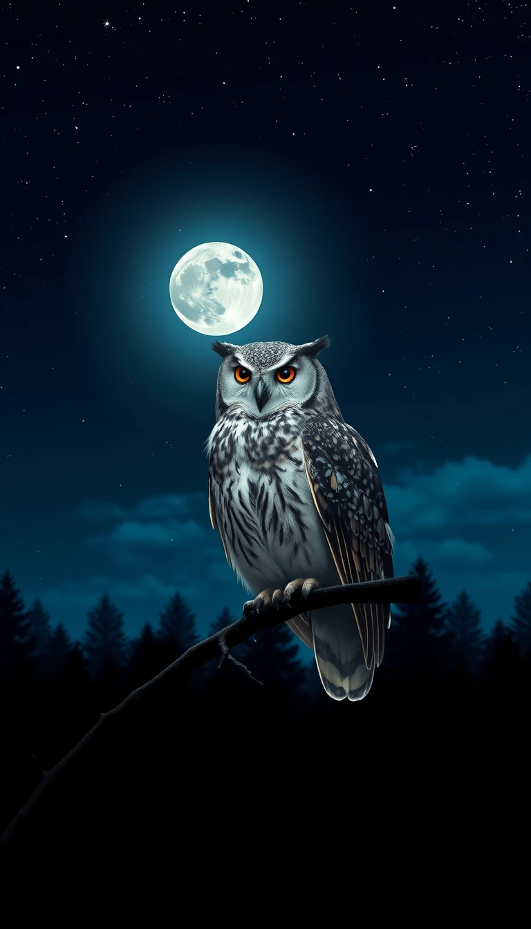 Owl Mobile Wallpaper