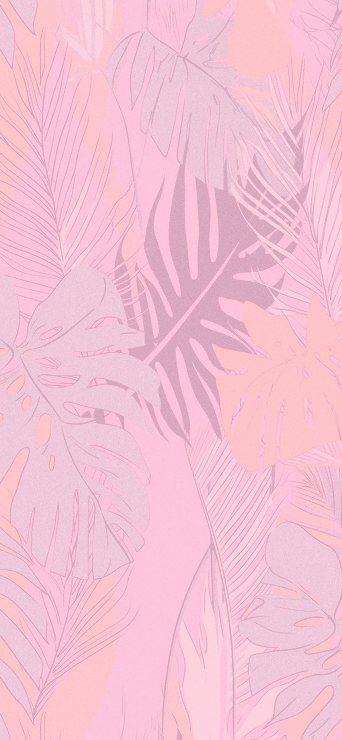 Preppy Tropical Pink Wallpaper