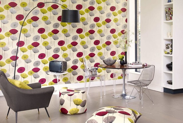 Wallpaper Blackcurrant Contemporary Wales By Davies