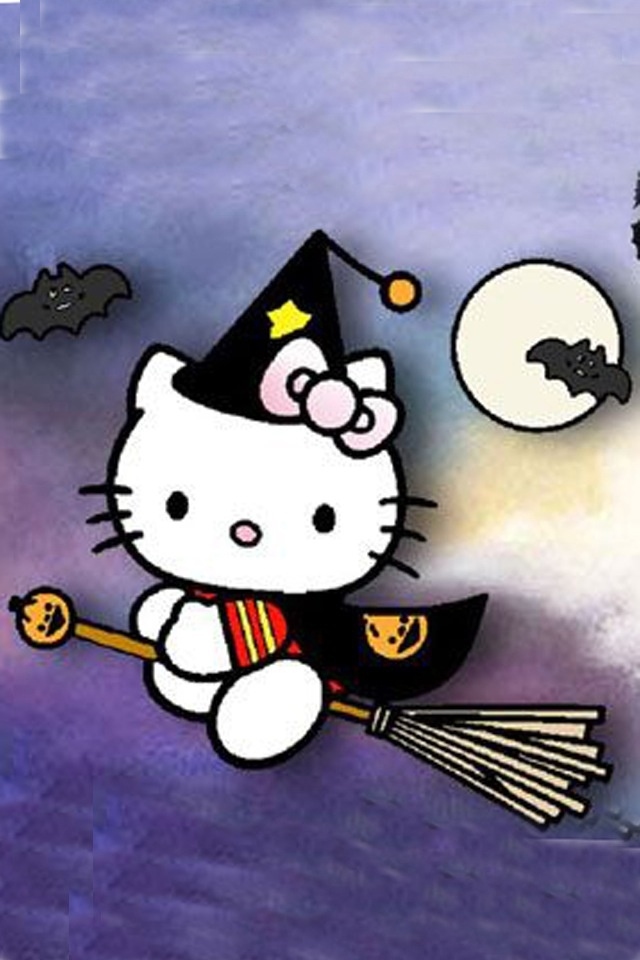 iPhone Wallpaper Witch Hello Kitty Html