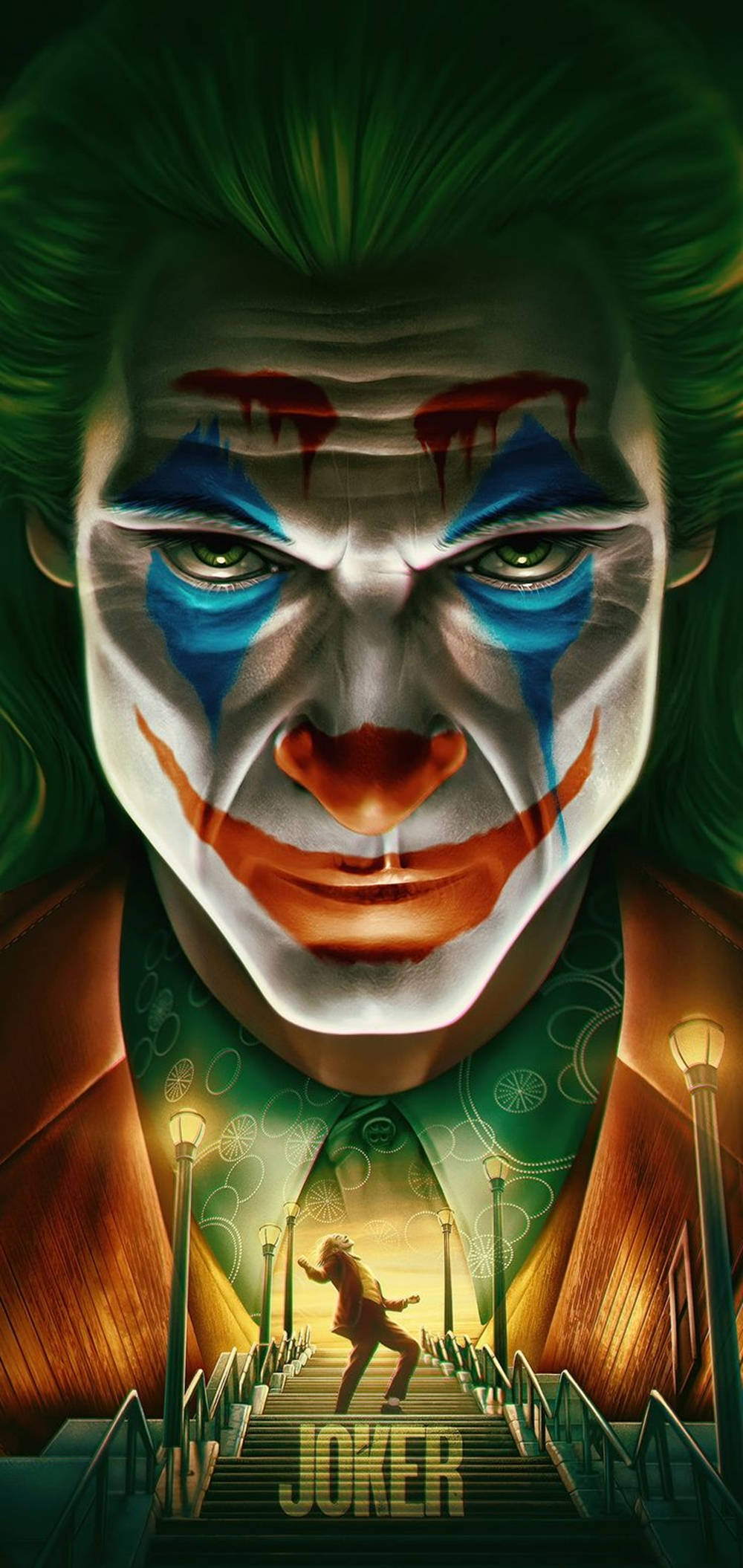 Enthralling 3d Joker iPhone Wallpaper