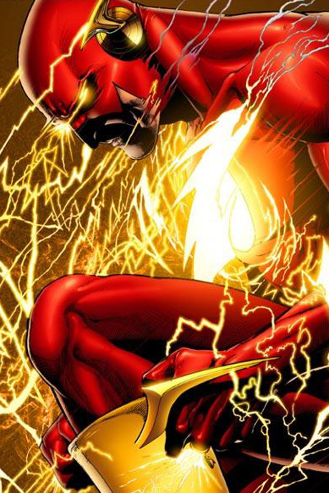 Cartoons Wallpaper The Flash I4 With Size Pixels For iPhone