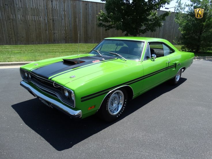 Plymouth Gtx Coupe Green Cars Classic Wallpaper Background