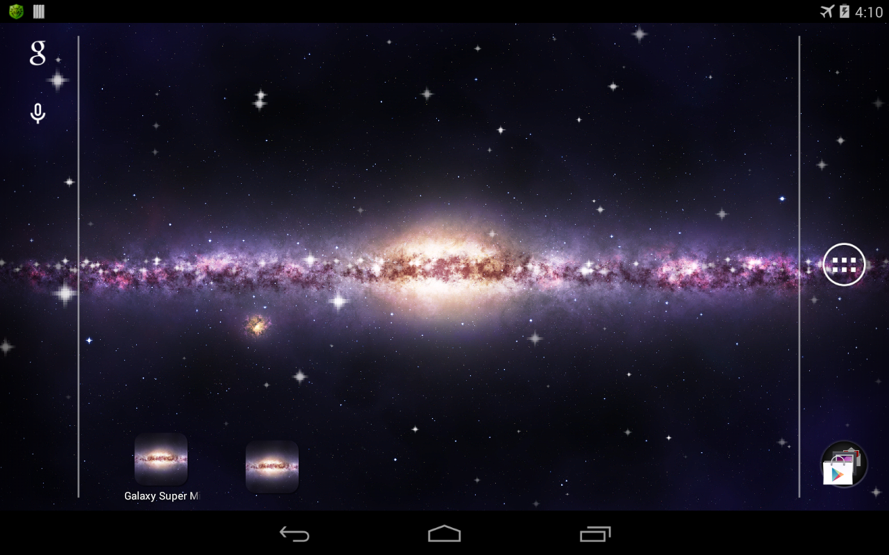 Galaxy Super Milky Way Lwp Screenshot