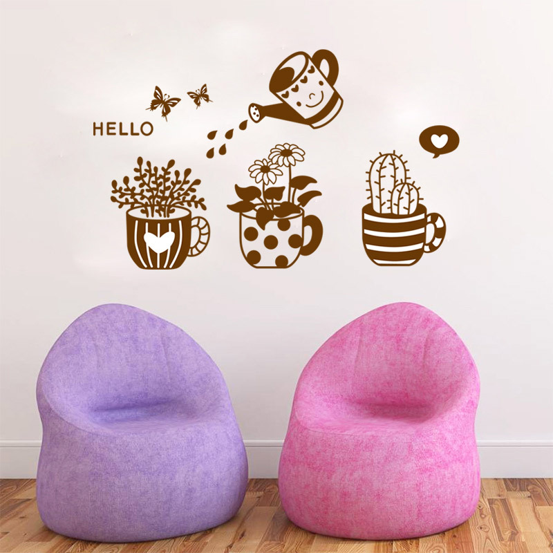 Free download waterproof flowers border wallpaper wall stickers removal