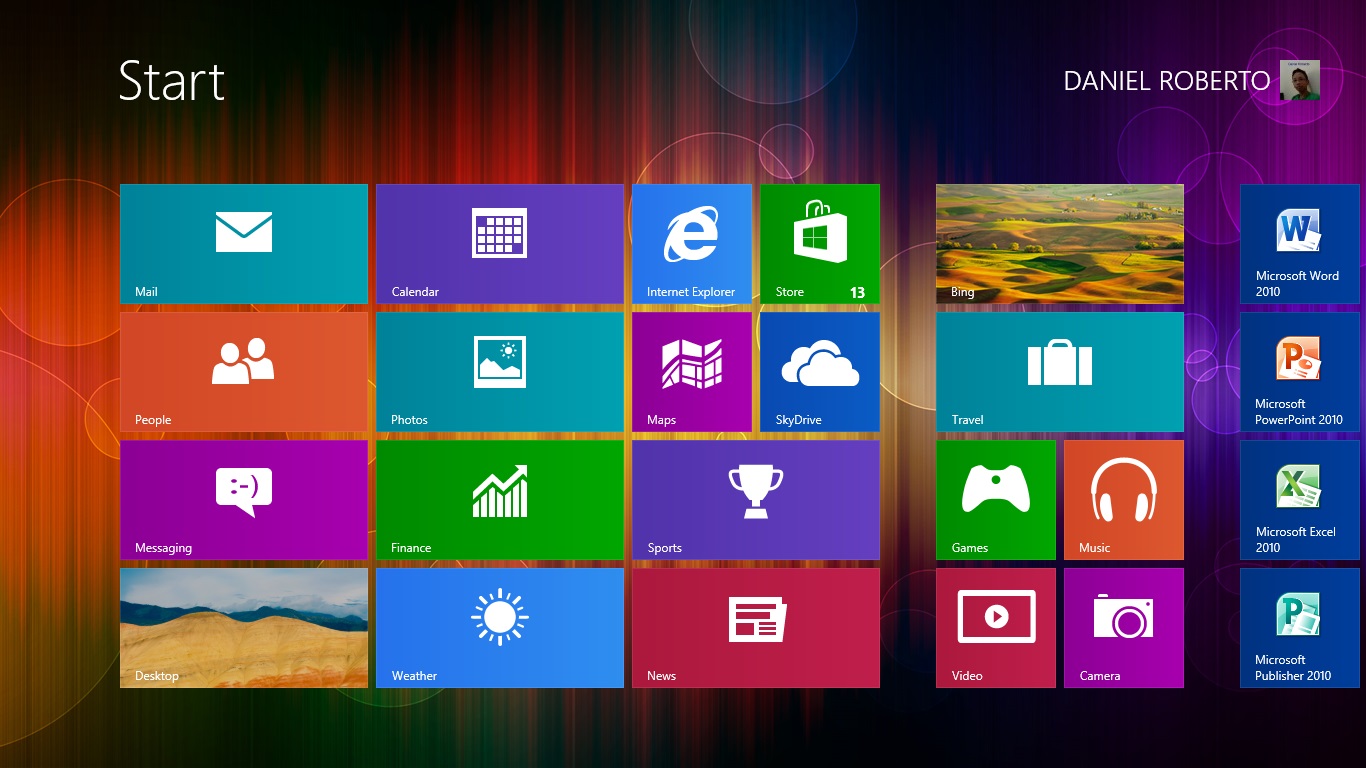 Roberto S Cara Mengganti Background Start Screen Windows