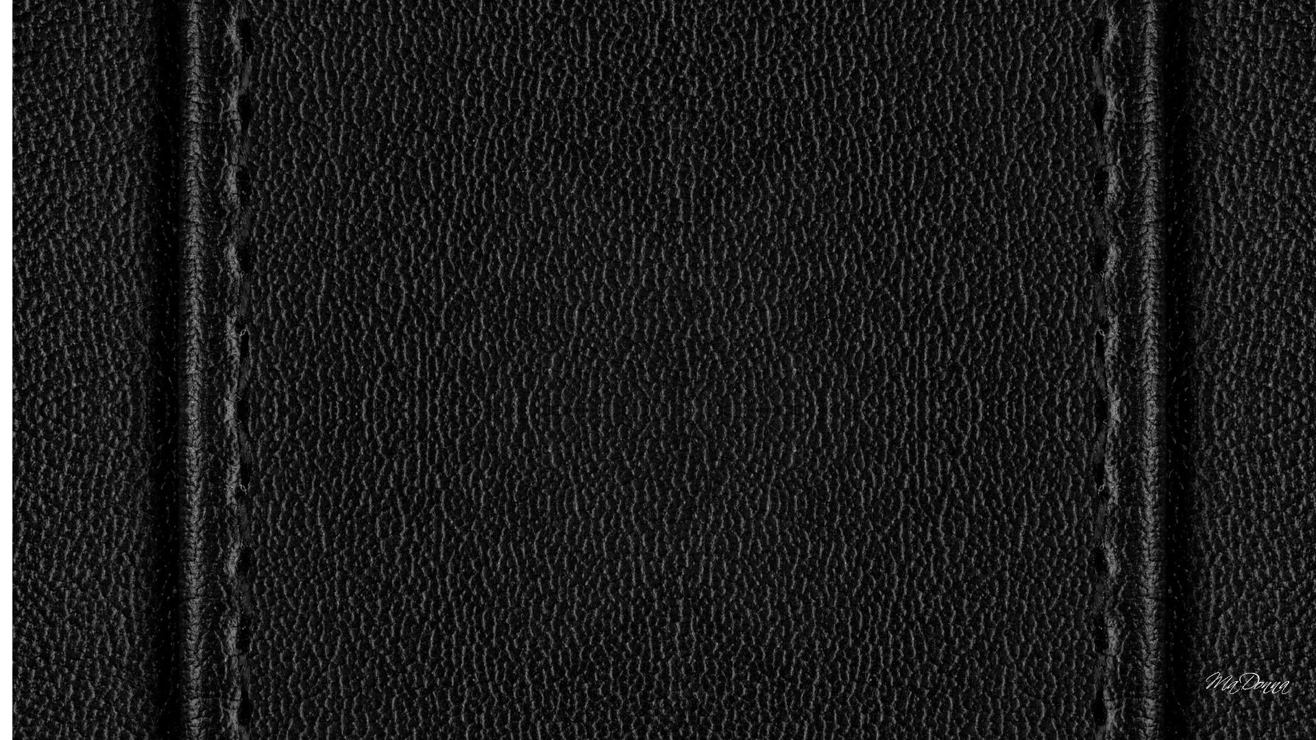 Black Stitched Leather Wallpaper Colorful Better