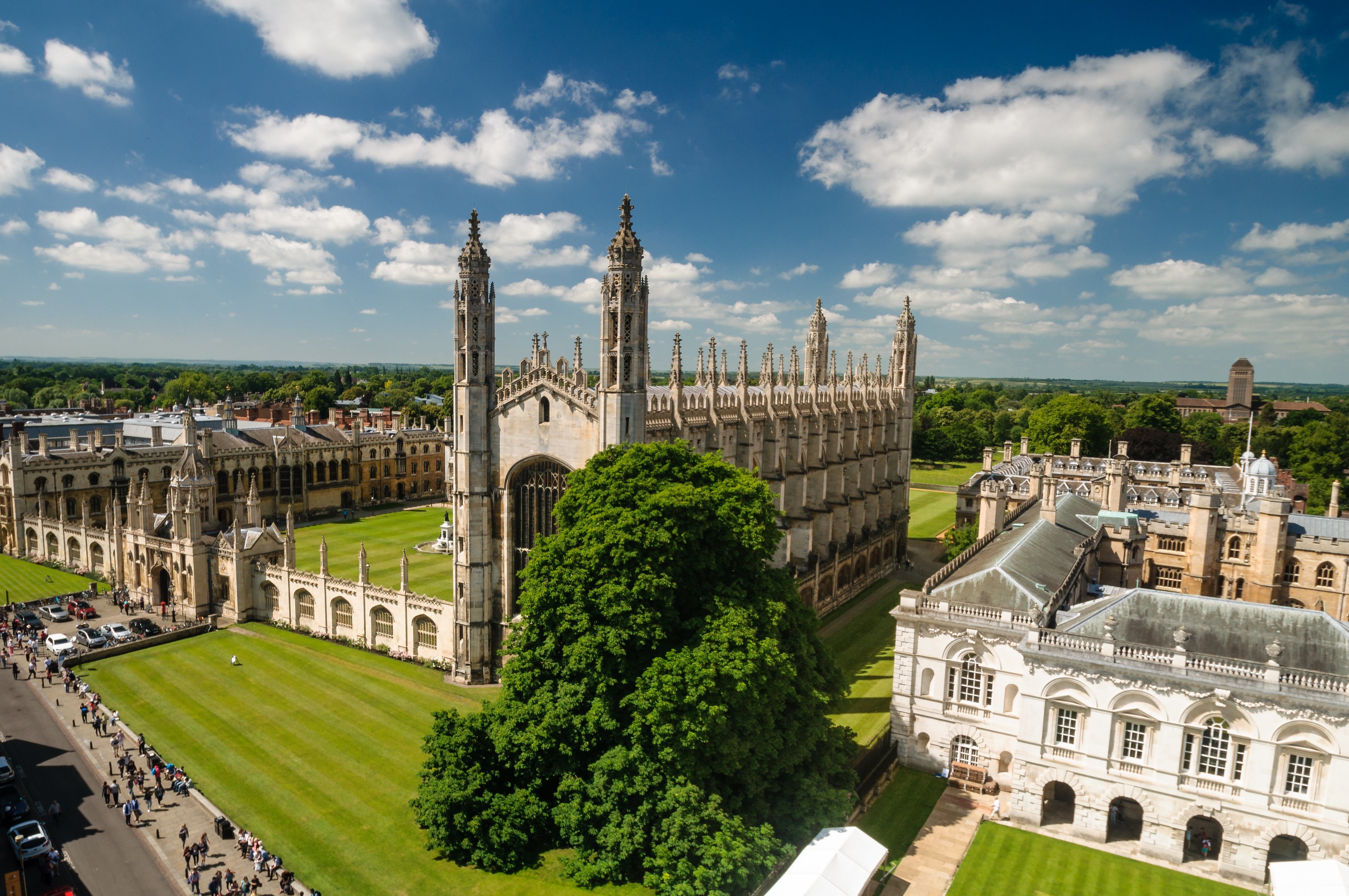 College University Chapel England Man Made Cambridge HD Wallpaper