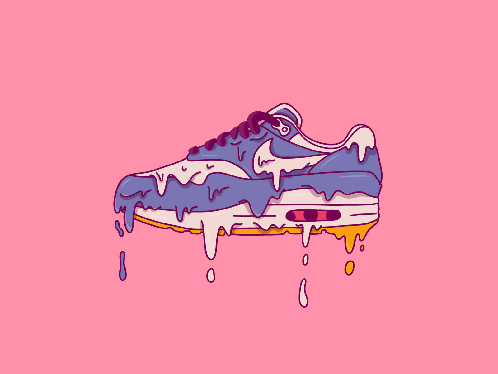 Cool Drip Background Wallpaper