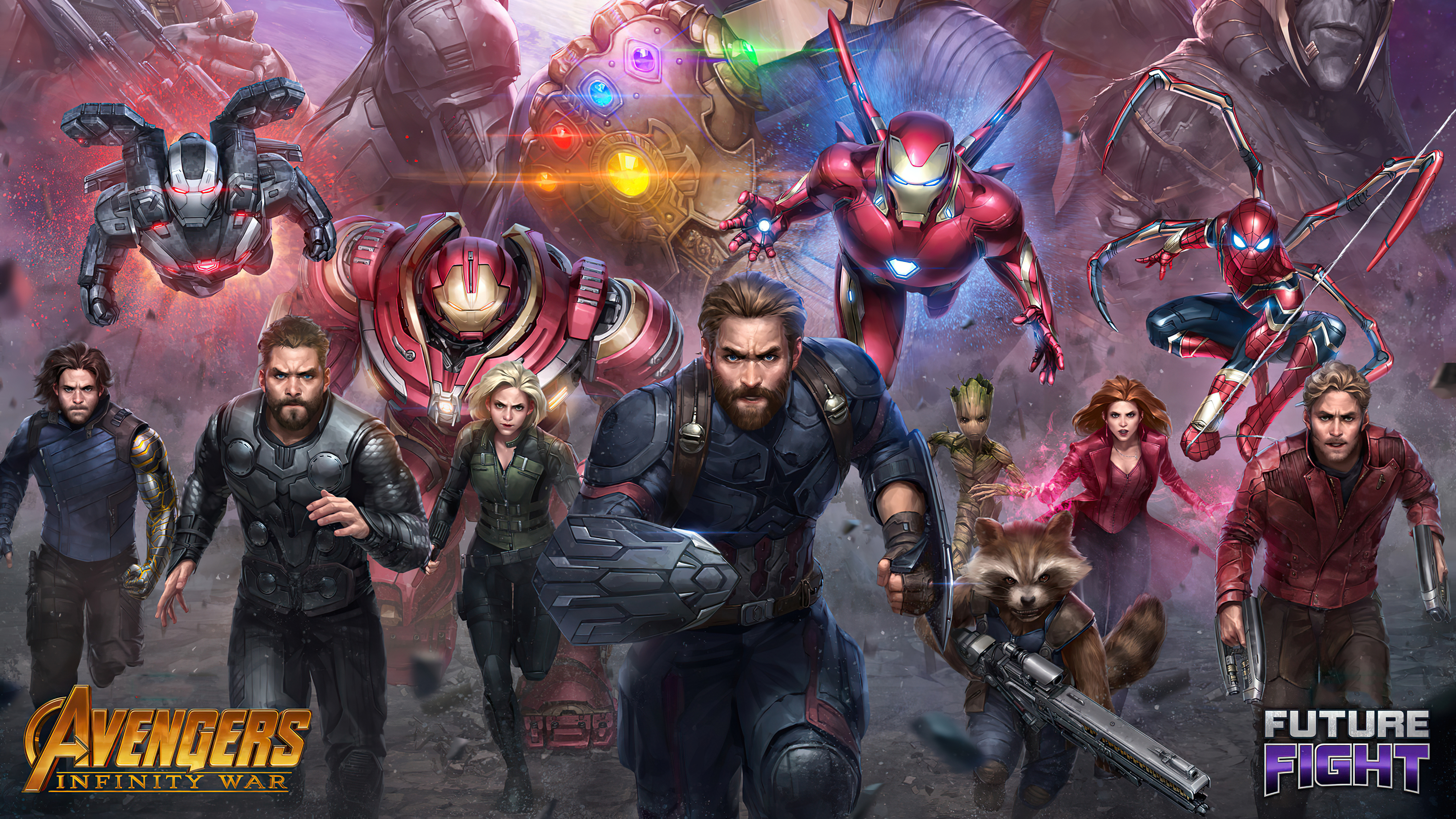 Marvel Future Fight Avengers Infinity War Wallpaper HD Games