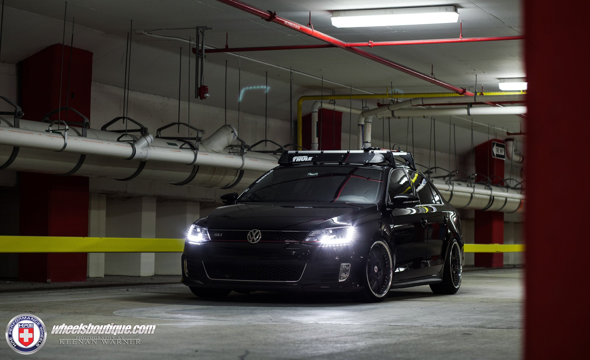 Volkswagen Jetta Sedan Gli Hre Wheels Tuning Cars Black