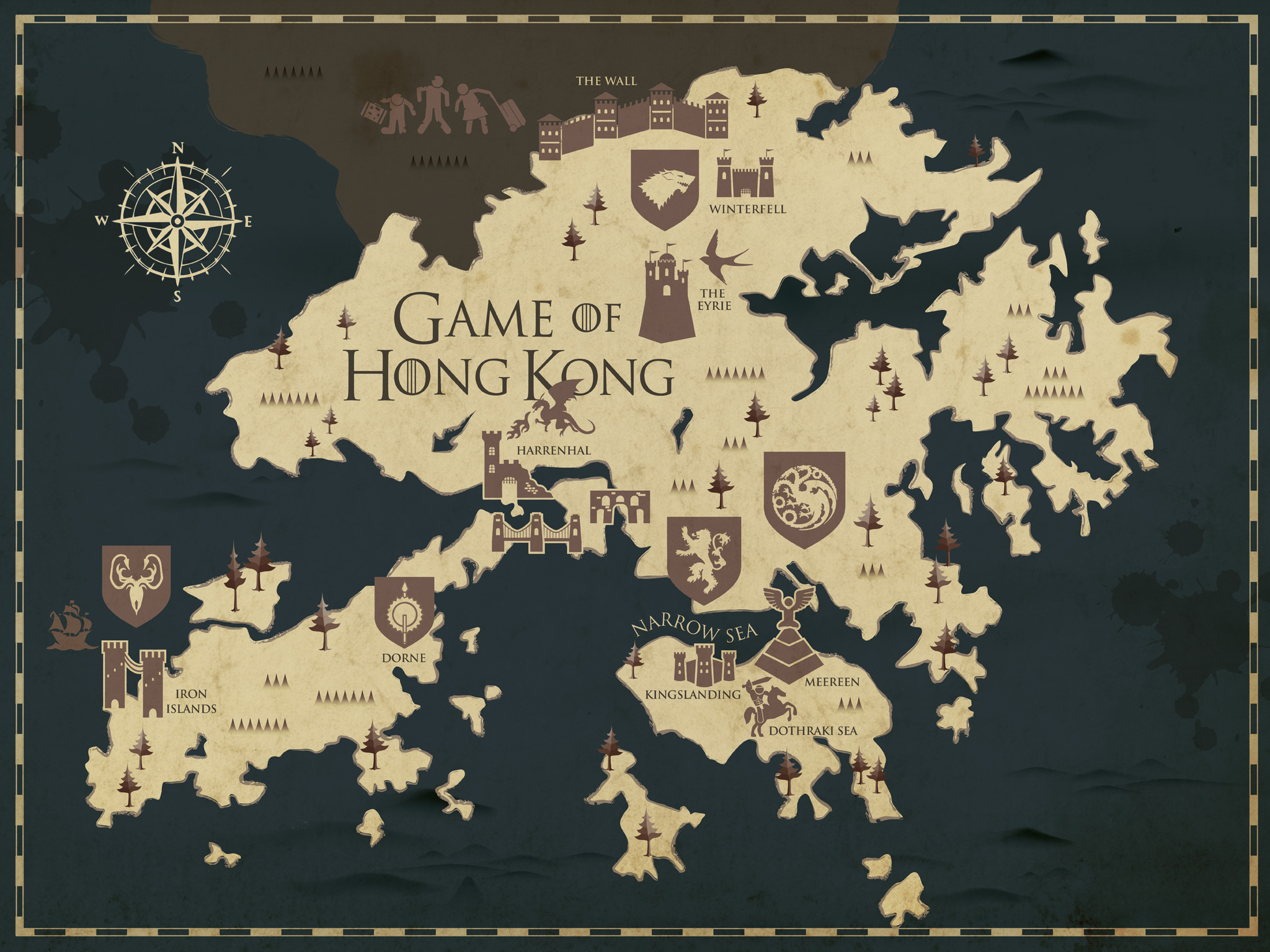 If Game Of Thrones Was Set In Hong Kong Flat