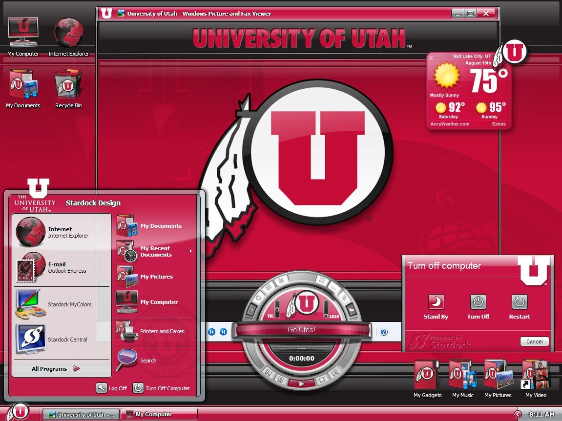 Mycolors University Of Utah Desktop Screenshot