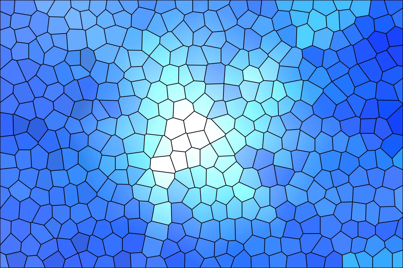 Blue Stained Wallpaper Glass