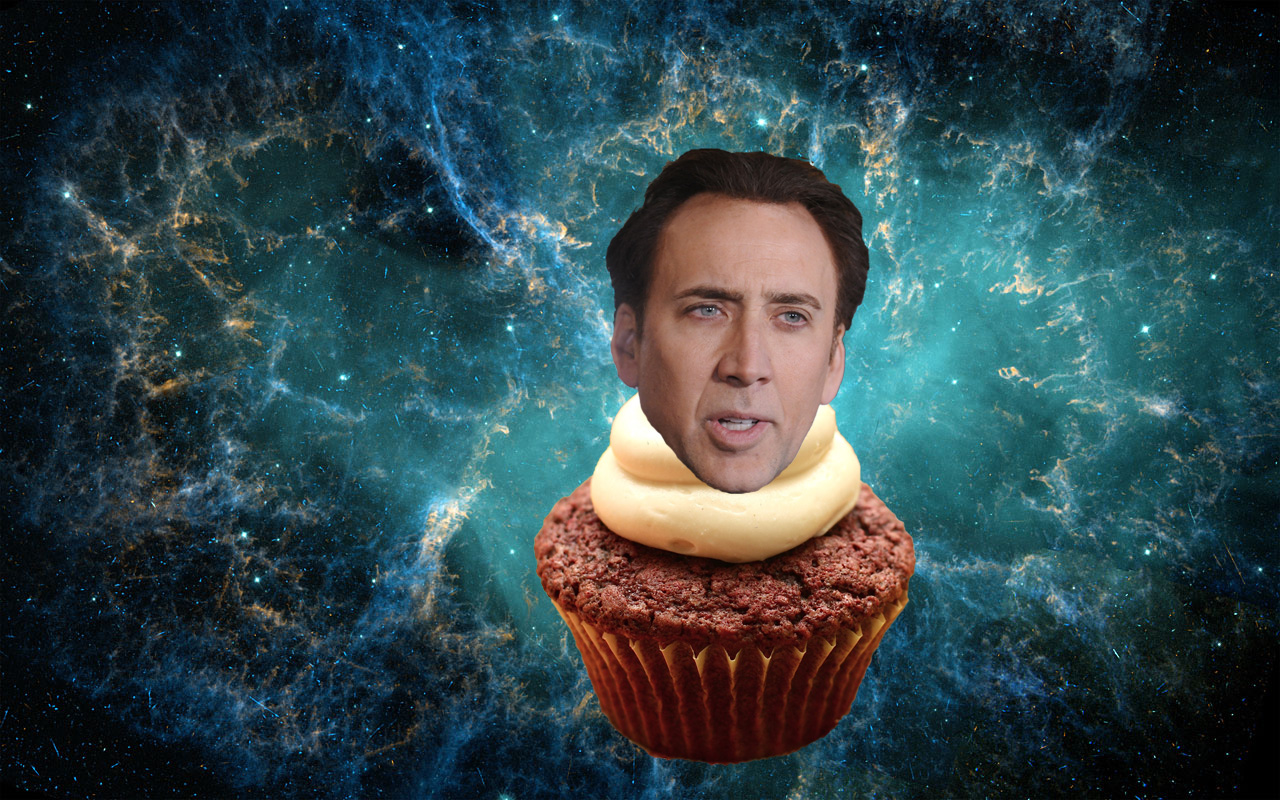 Nicolas Cage Universal Cupcake Funny