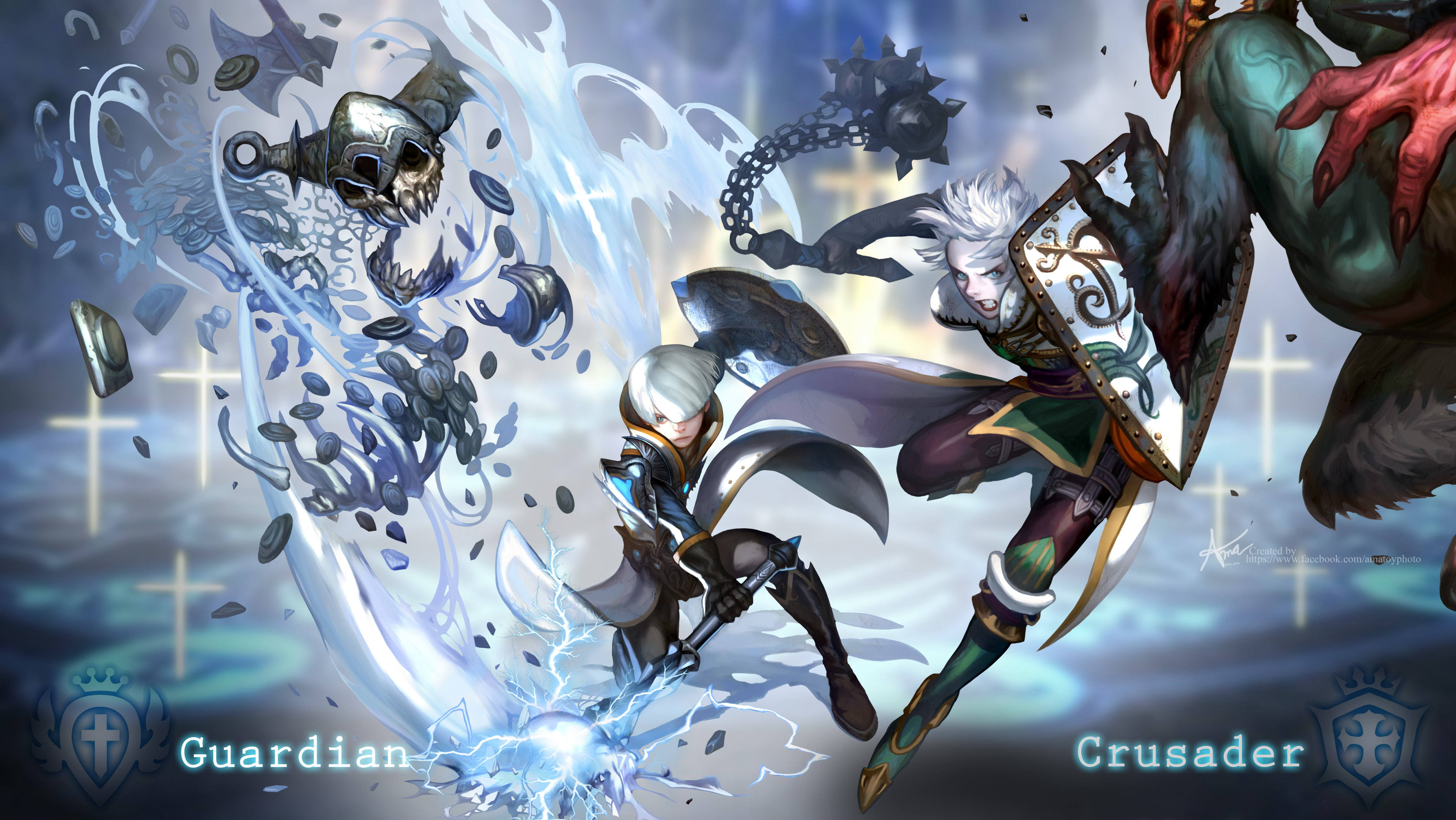 Wallpaper Dragonnest Guardian Crusader By Ama Toyphoto On