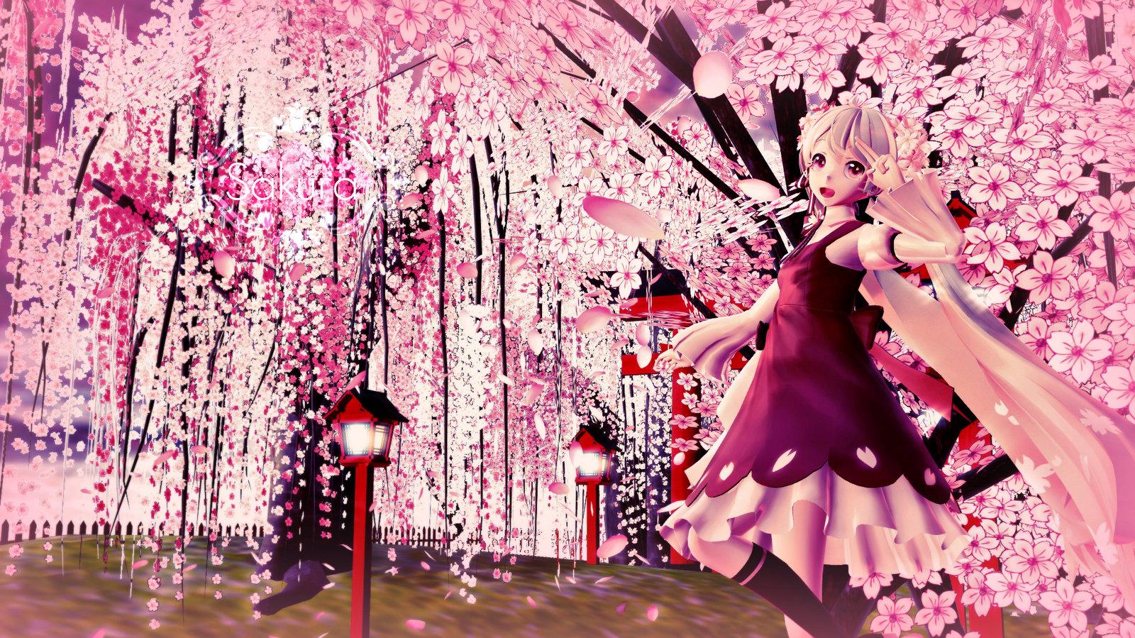 Mmd Sakura Wallpaper HD By Lenmjpu On